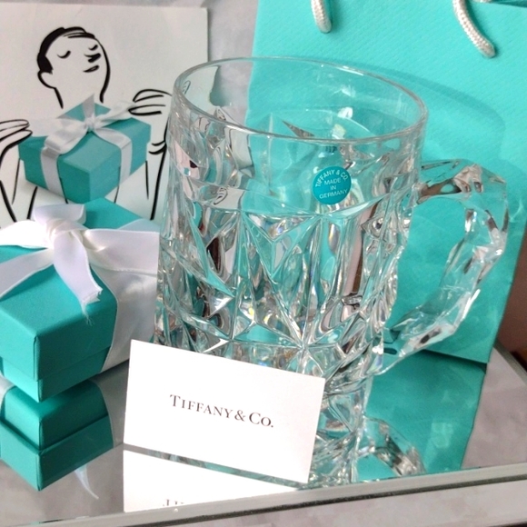 Tiffany & Co. Rock Cut Hand Blown 🍺🍻 Stein - Picture 9 of 10